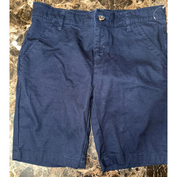 Old Navy Bermuda Stretch Shorts Youth 16 Navy Casual - Picture 1 of 4